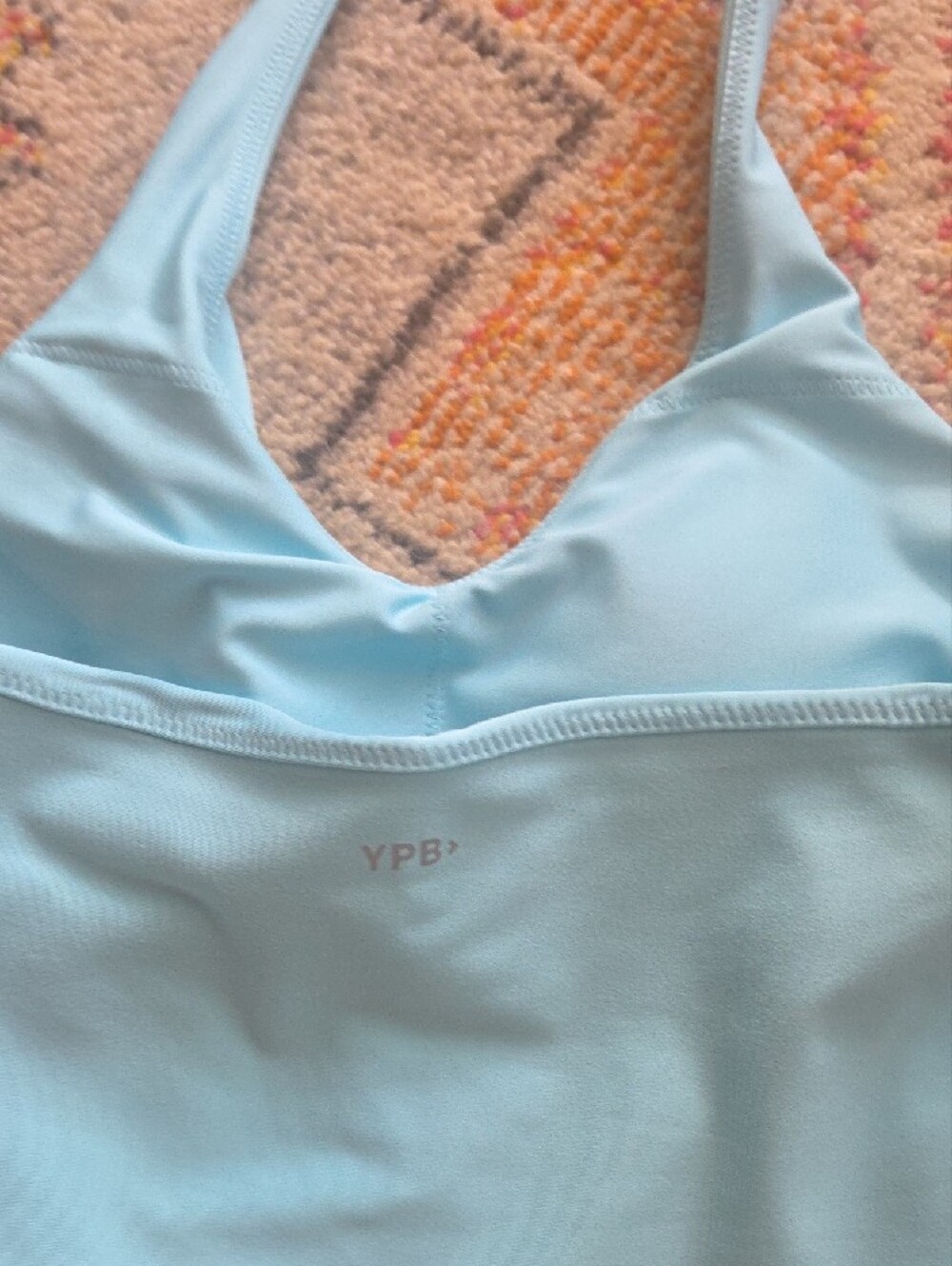 Abercrombie & Fitch YBP Halter Mini Tennis Dress Aqua Blue Small - Picture 4 of 5
